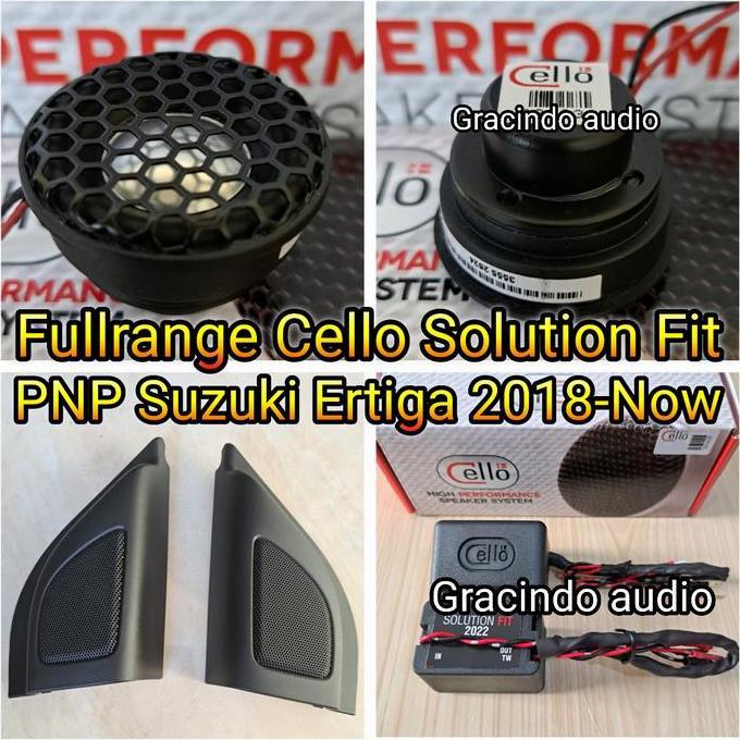Promo Tweeter Fullrange Cello Solution Fit Khusus Suzuki Ertiga 2018- Now Cod