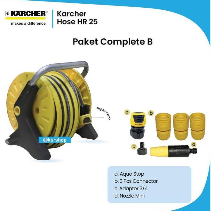 Karcher Selang Air HR 25 | Karcher | Selang Air Karcher HR 25 | Selang Air 15M HR 25 | Paket B