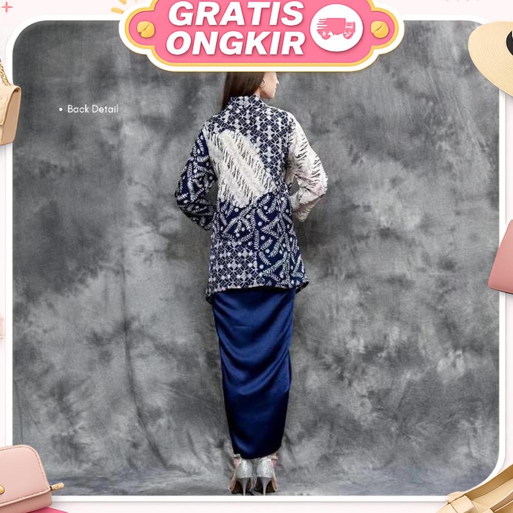 Aira Batik_ Kimono Motif Non Lace I Kimono Motif Non Renda I Kimono Batik Dress Wanita Atasan Viscos
