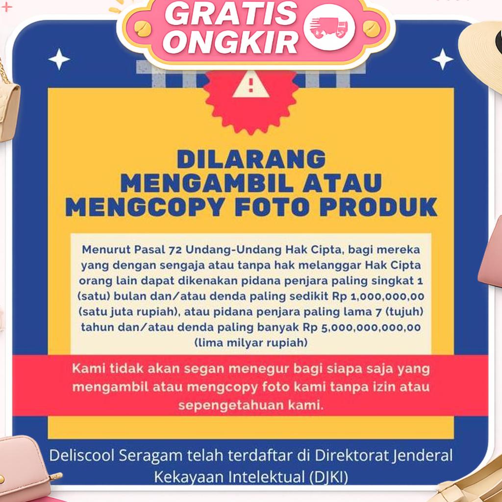 Deliscool Rok Sma Abu Rempel Bawah Pinggang Abu Baping Abu Coklat Cokelat Putih Hitam