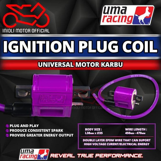 KOIL COIL KUIL UMA RACING AEROX NMAX LEXI XMAX MIO M3 FAZZIO FREEGO GEAR XRIDE SOUL GT 125 155 R15 O