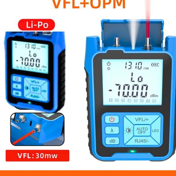 Jaya Opm 2 In 1 Optical Power Meter 2 In1 Vfl Network Cable Test Gelombang Alat Tester Fiber Optik