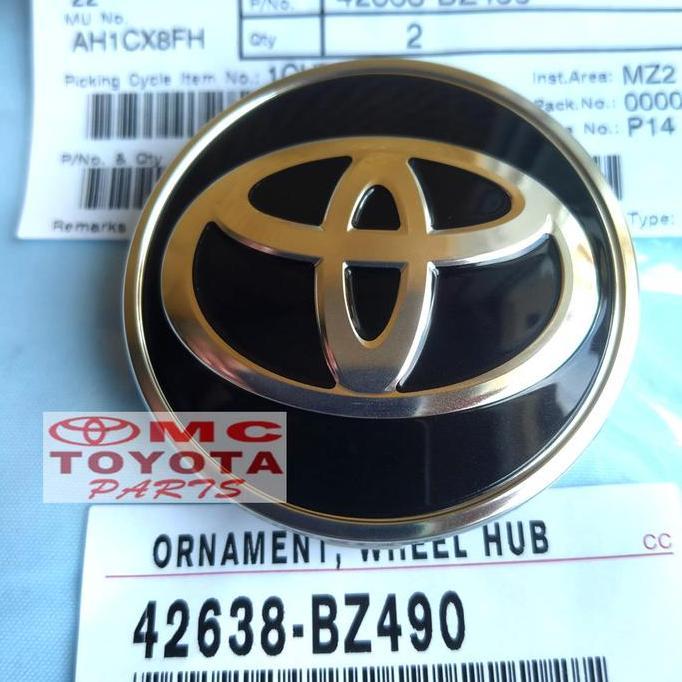 DOP RODA COVER TUTUP WHEEL ORIGINAL NEW AGYA CALYA RAIZE 42638-BZ490 READY