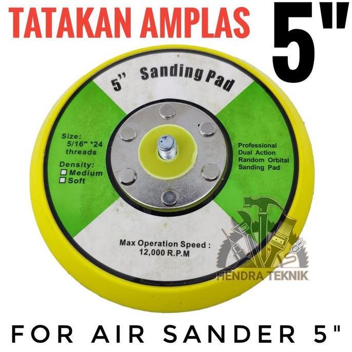 Tatakan Amplas Angin 5" Dudukan Air Sander Pneumatic Orbital Sander Allshop