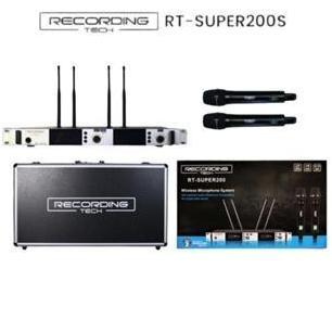 Promo Recording Tech Rt-Super200 Rt Super 200 2 Channel Wireless Microphone