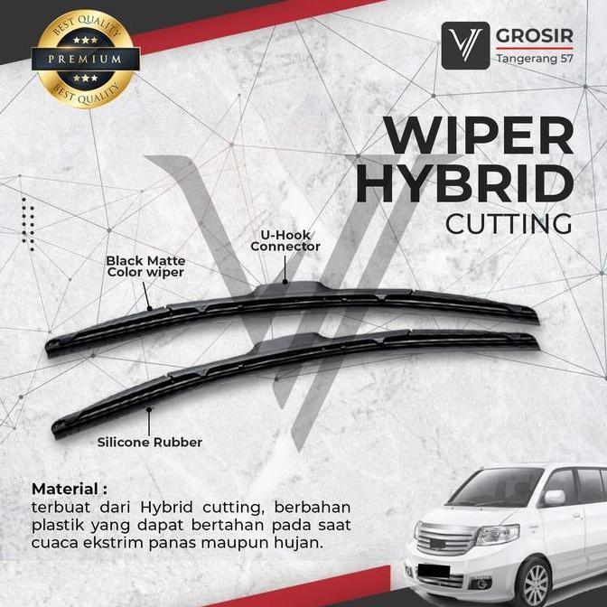 WIPER MOBIL APV HYBRID ECO / WIPER APV HYBRID 2 PCS MURAH