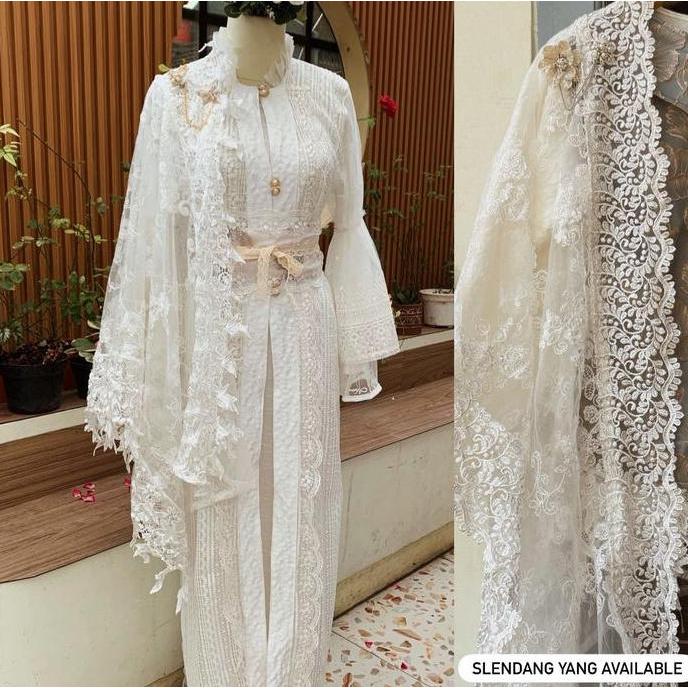 Beachylooks Dress Raya Kondangan Lavia Gaun Brukat Pesta dress brukat lamaran