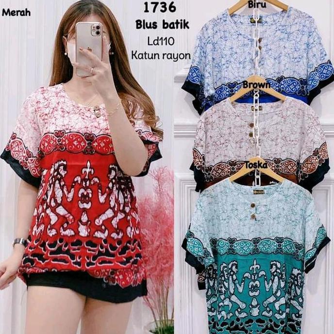 Atasan wanita bali rayon adem isi 5pcs / atasan wanita bali - N28 HI