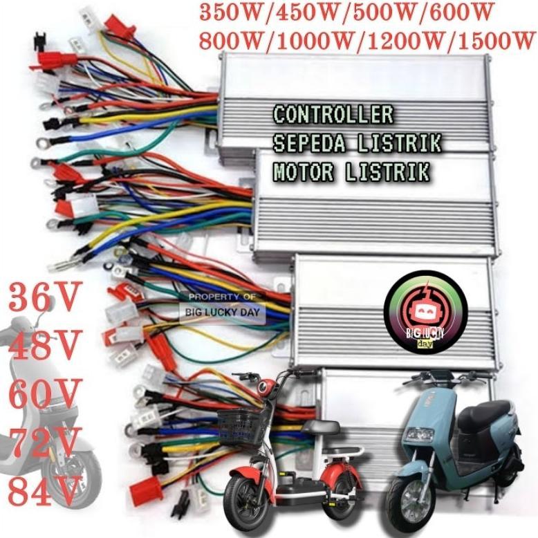 CONTROLLER SEPEDA LISTRIK MOTOR LISTRIK UNIVERSAL 36V-84V 350W-1500W KONTROLER CONTROLER SELIS UWINF