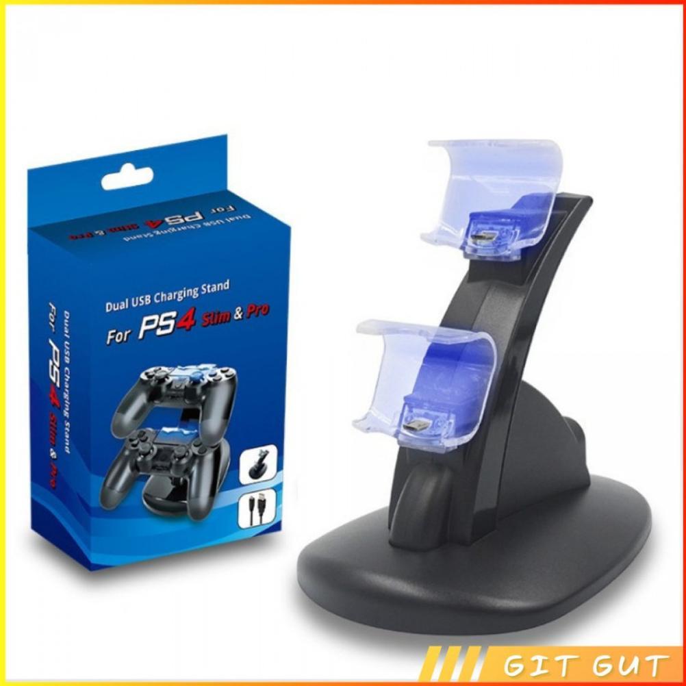Dual Charging Dock Station Dualshock PS4 Vertical Stand Controller