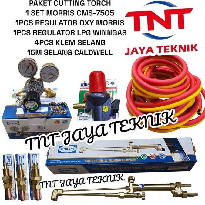 Murah Paker Cutting Torch Morris Type M Cms 7505 / Paket Stang Blender Las Potong Type M Morris Cms-