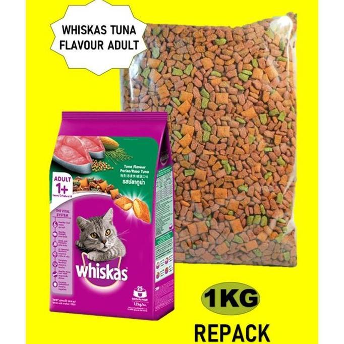 Katze- Makanan Kucing Whiskas Repack 1 Kg - Makanan Kucing Whiskas Refil Kiloan