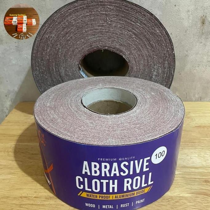 Grosir Amplas Rol Meteran 45 Meter/ Amplas Kain Gulungan Harga Per 1Roll
