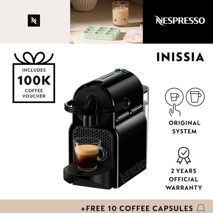 Kuche- Nespresso Inissia M105 Coffee Machine, Black (Mesin Kopi)
