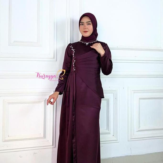 Tiara dress kondangan- dress mermaid terbaru -dress wisuda rok duyung