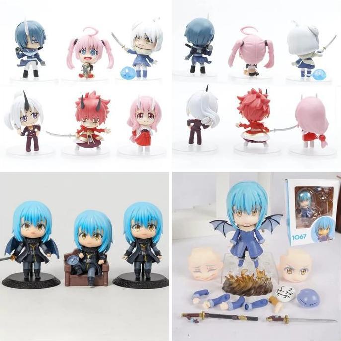 action figure rimuru tempest tensei shitara slime set 3 pcs