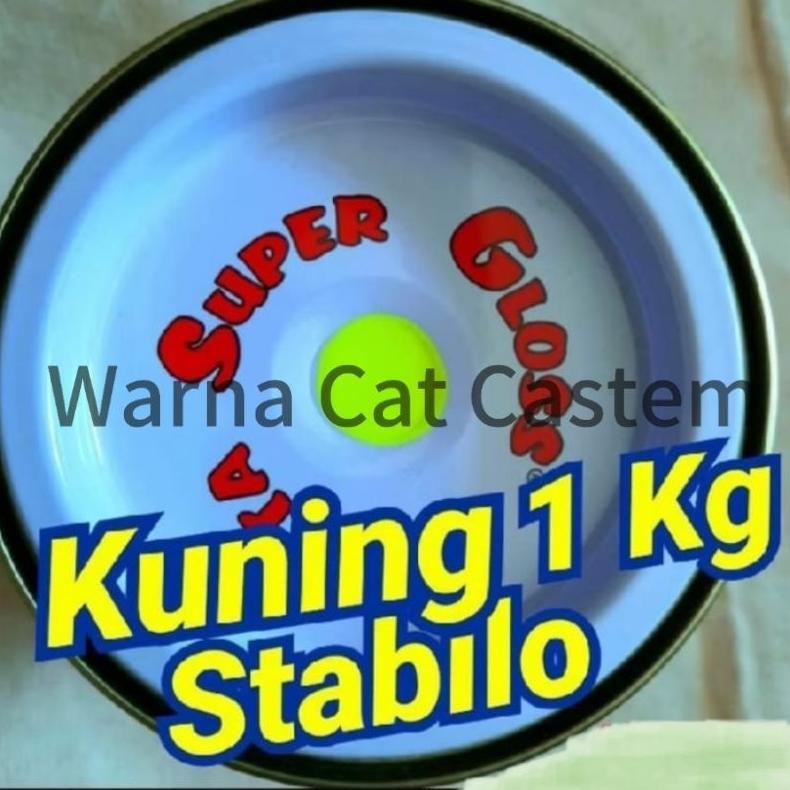 Cat Stabilo Yellow Penta Super Gloss 5860-12086 Fluorescent Kuning Stabilo