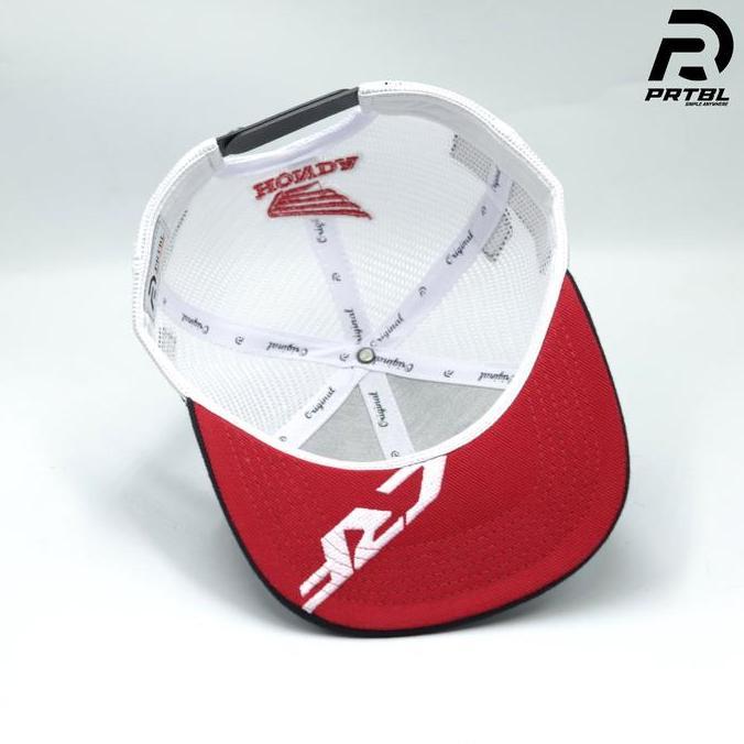 Punyakamu- Prtbl Hat Snapback Series Racing Crf - Depan Hitam Belakang Putih