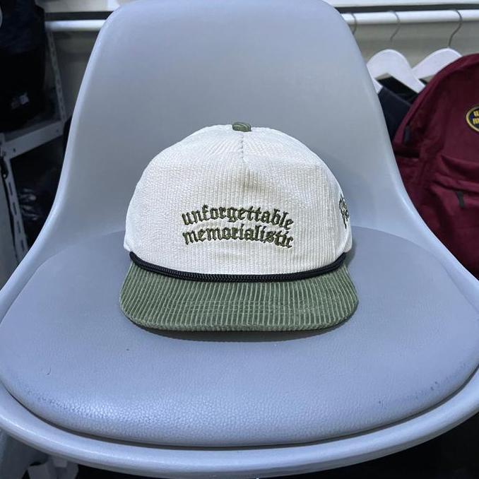 Punyakamu- Topi Rope Hat Corduroy Unforgettable Cream Army Thisplan