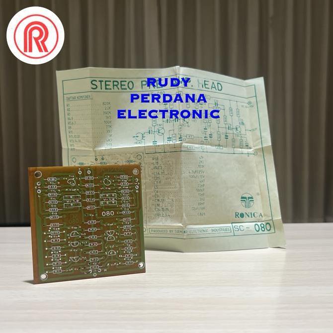 PCB MODUL STEREO PRE AMP HEAD AUDIO SOUND SYSTEM RONICA SC-080 MOS27