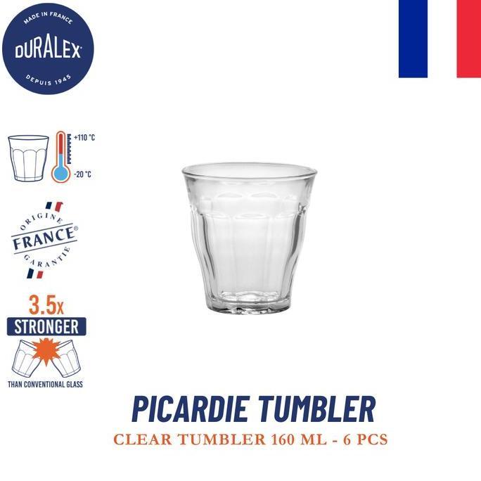 Duralex Gelas Kopi Picardie 160 ml -Set of 6