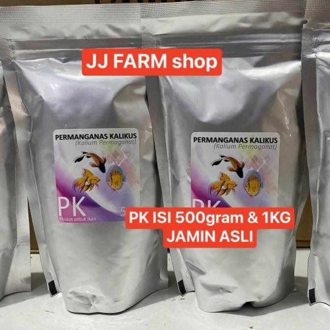 PK obat ikan koi koki louhan permanganas kalikus kalium 500gr 1kg ASLI