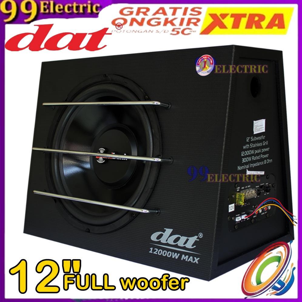 [BISA COD]Subwoofer Aktif Mobil 12 inch DAT CS12 Full Woofer