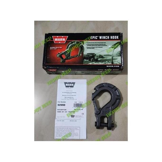 TERBARU - WARN EPIC STEEL WINCH HOOK 12000 LBS/6 TON