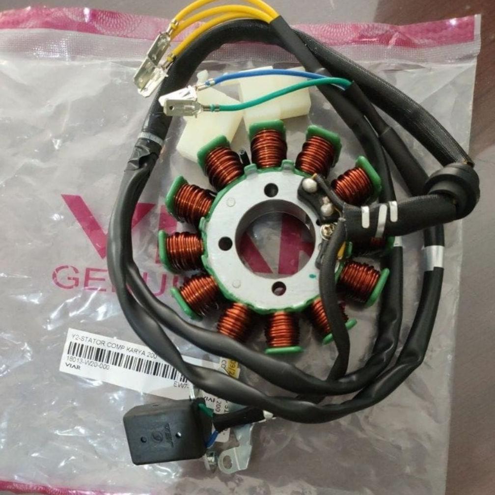 (ORIGINAL VIAR)SPULL VIAR 200CC 12 POLE/LILITAN 93MM-SPUL VIAR SPUL 12 LILITAN VIAR SPAREPART MOTOR 