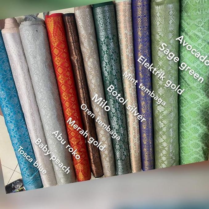 Nahen- Kain Songket. Songket Palembang. Bahan Rok Kebaya, Sarung Songket
