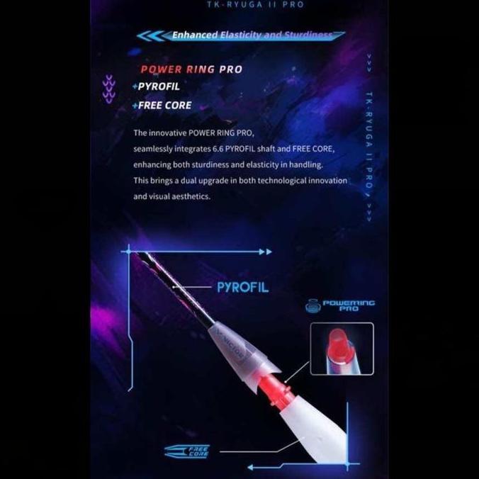 RAKET BADMINTON VICTOR THRUSTER RYUGA II PRO / RYUGA 2 PRO ORIGINAL [terbaik]