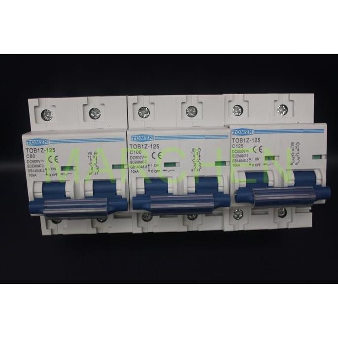 NEW MCB DC 125A 2P 2 POLE TOMZN