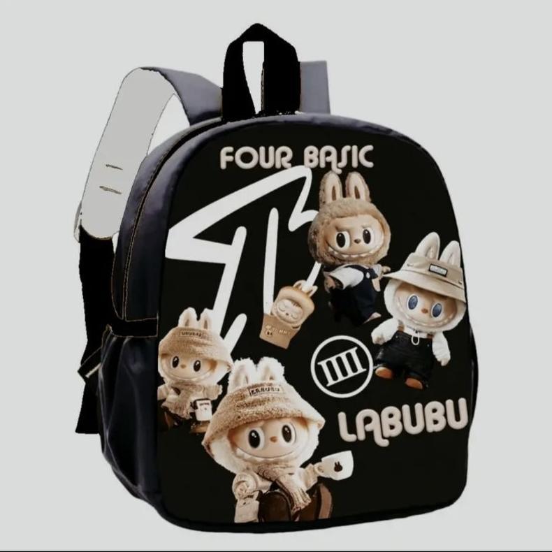 Bagus Tas Ransel Anak Tk-Paud Gambar Labubu Bahan Kanvas