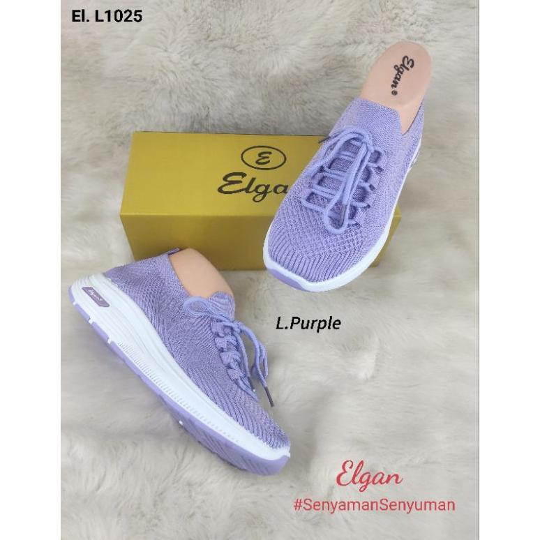 exclusive sepatu sport shoes bertali slip on sneakers wanita sepatu olahraga kasual elgan