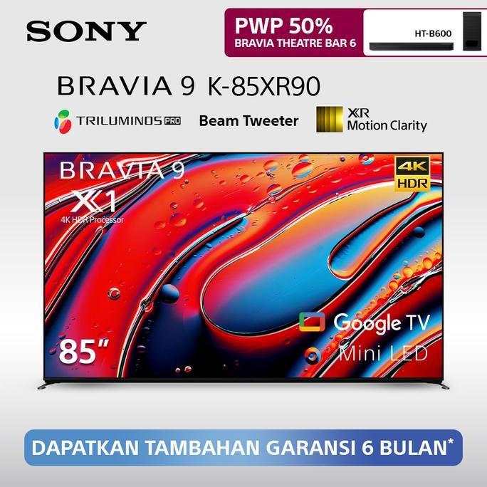 Sony | BRAVIA 9 85 Inch TV | Mini LED | 4K Ultra HD | HDR | Smart TV (Google TV) | 2024 Model | K-85