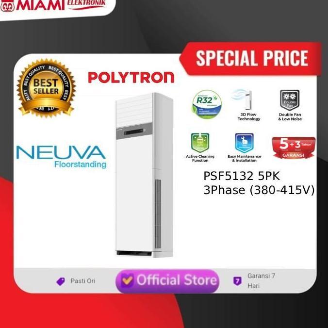 AC POLYTRON FLOOR STANDING 5PK PSF5132 AC STANDING FLOOR 5PK PSF 5132 3Phase (380-415V) 50Hz