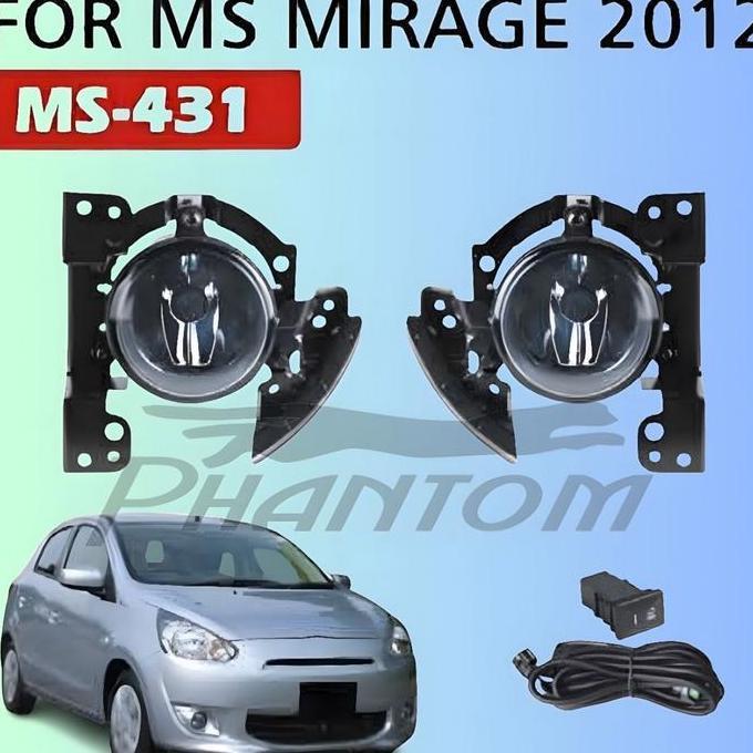 Fog Lamp Foglamp Lampu Kabut Led Drl Ms-431 Mirage 2012 Sd 2016 Best Seller