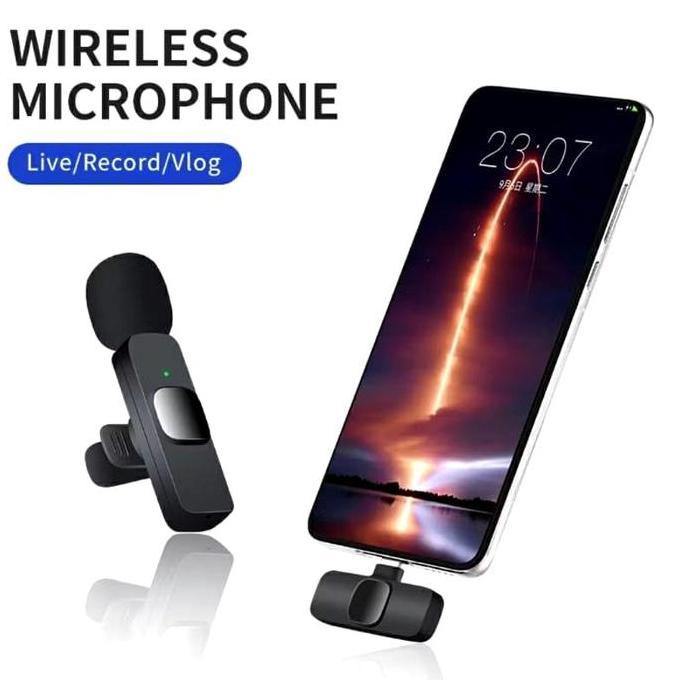 CLIP-ON MINI WIRELESS FORTABLE LAVALIER MICROPHONE TYPE-C