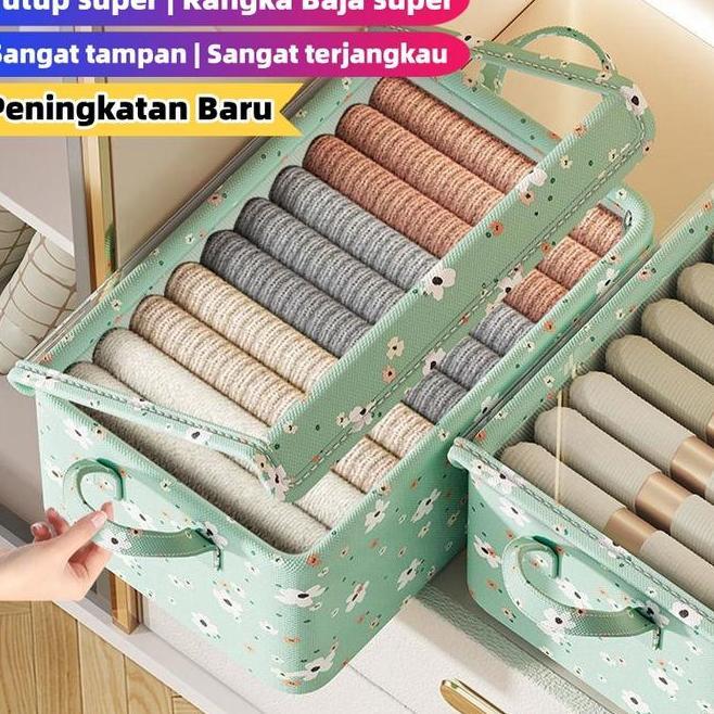 Peningkatan Baru Storage Box Rangka Baja Tutup Storage Box Organizer Tahan Debu Dan Kelembabanbox Co