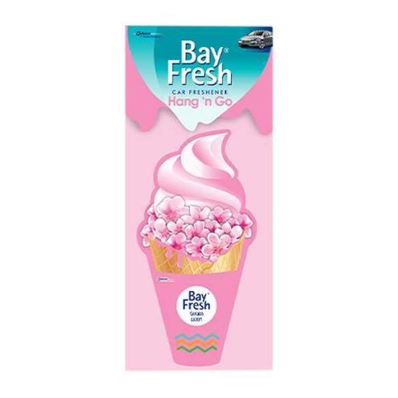 BAYFRESH HANG N GO SAKURA BLOOM - PENGHARUM MOBIL