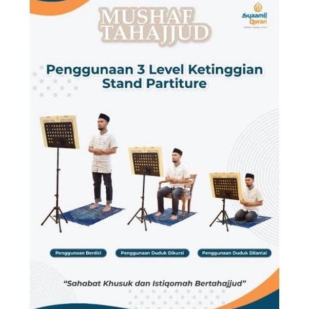Standbook Tripod standing penyangga al quran - stand buku Rehal- rekal- lekar berdiri stand al quran