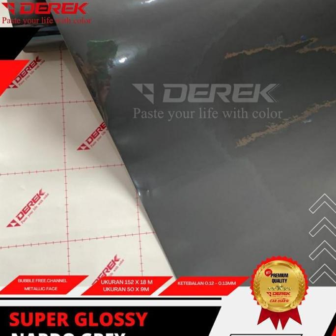 Sticker Super Glossy Kilap Nardo Grey