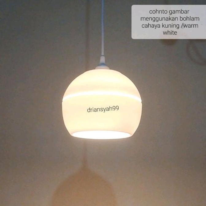 Lightx- Lampu Gantung Bulat Lampu Hias Gantung Kap Lampu