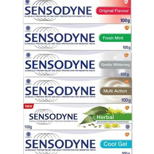 Forca- Sensodyne Odol / Pasta Gigi Sensitive/ Sensitif Aneka Varian 100 Gr
