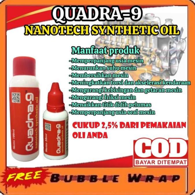 Olinoy- Quadra-9 Oil Synthetic Nano Energizer Nano Memperbaiki, Merat Mesin