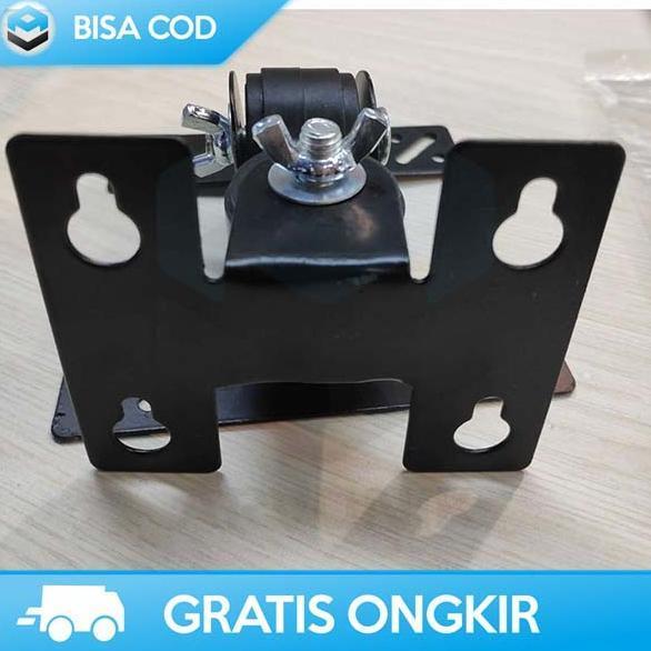 bestpromo penyangga tv mudah diatur besi bracket adjustable monitor 24 inch w24