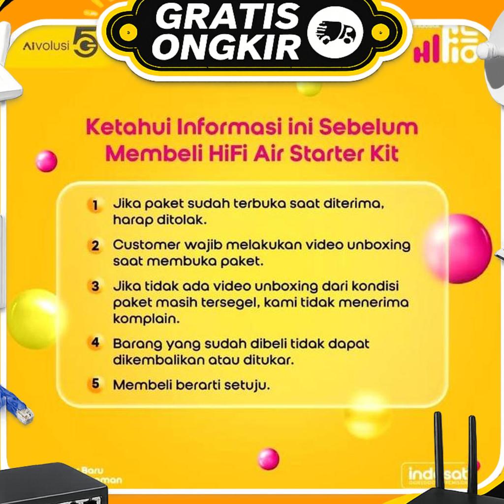 Indosat Hifi Air 5G H2 H153-381 Modem 5G Hifi Air Free 215Gb 1Th Im3 200Gb 90Hari