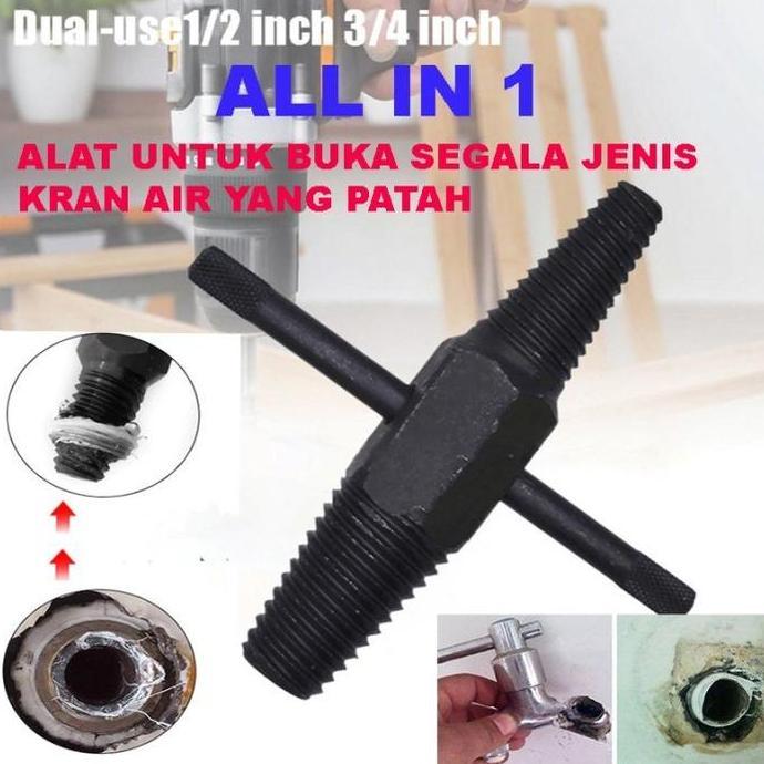 Flow- Alat Buka Cabut Kran Keran Air Patah Tap Balik Pembuka Keran Air Patah