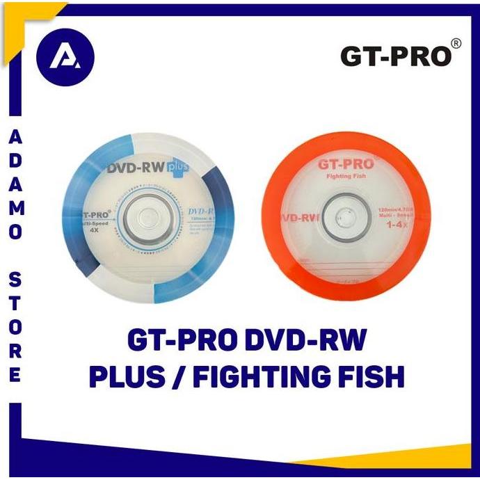 DVD-RW GT-PRO Plus / Fighting Fish 16x 4.7GB (50 pcs) DVDRW DVD RW