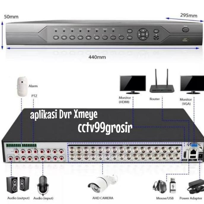 Dvr 32ch 5mp, dvr 32ch xmeye 5mp